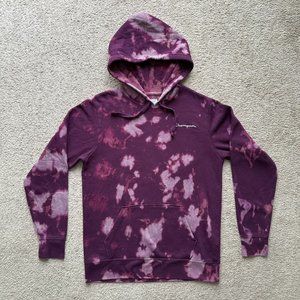 Champion Sweatshirt Womens Small Red/Pink Hoodie Long Sleeve Pullover